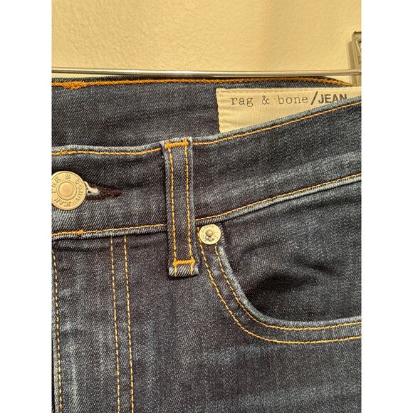 RAG & BONE 10” Ankle Skinny in Mad River Wash High Rise Skinny Ankle Jeans 26 - Picture 2 of 8